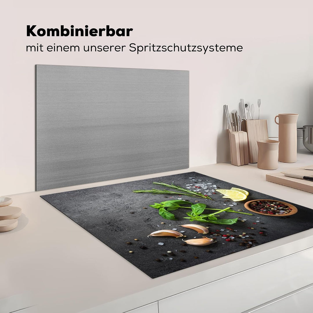 KitchenYeah© Herdabdeckplatte Einteilig Ceranfeld Abdeckplatte für Induktionsschutz Ceranfeldabdecku