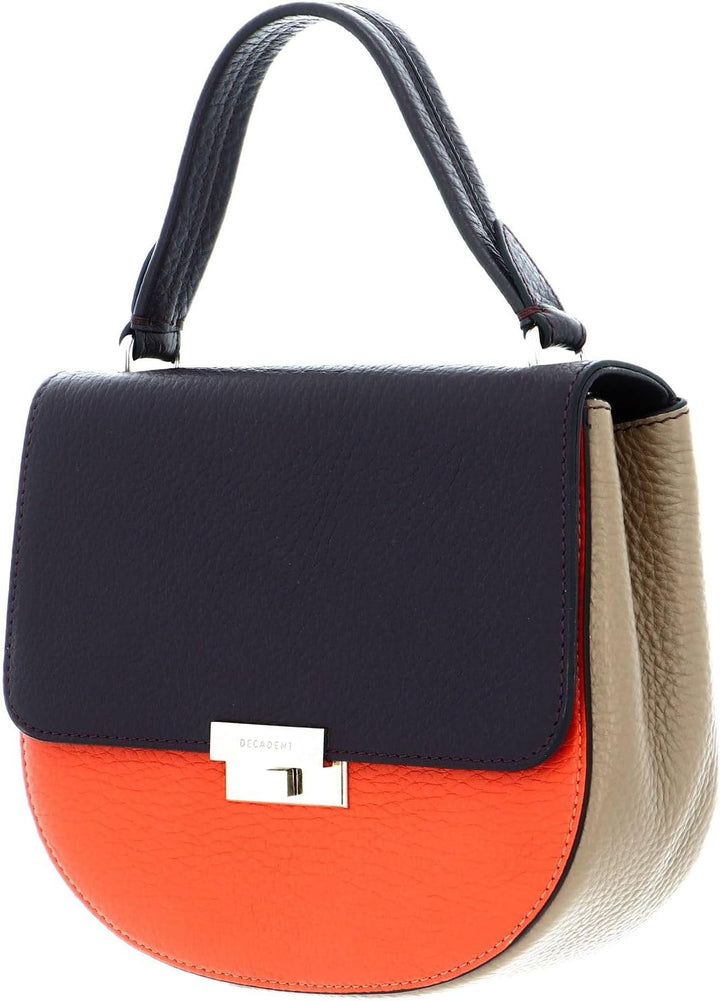 DECADENT June Small Top Handle Plum/Tomato/Sand