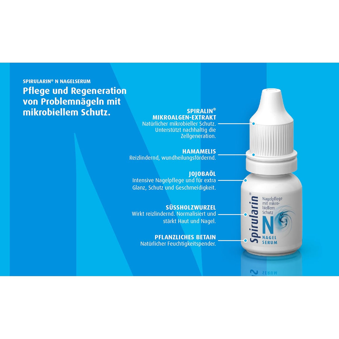 Spirularin N Nagelserum 10 ml - Das Original von ocean pharma | Für effektive Nagelpflege & gesunde