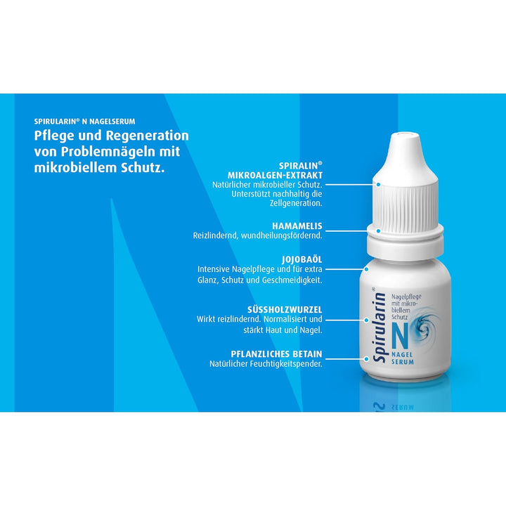 Spirularin N Nagelserum 10 ml - Das Original von ocean pharma | Für effektive Nagelpflege & gesunde