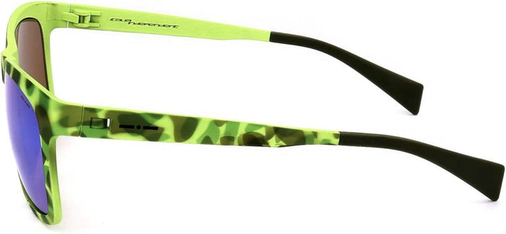 Italia Independent Unisex-Erwachsene 0111-037-000 Sonnenbrille, Grün (Verde), 55.0