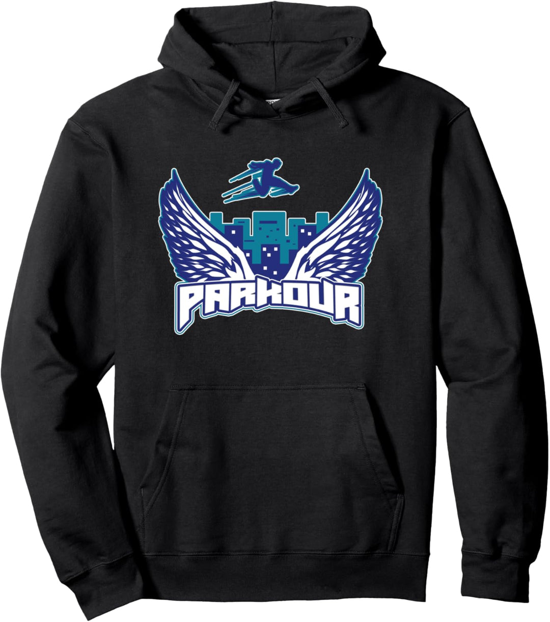 Parkour Flügel Freerun Training Traceur Geschenk Pullover Hoodie