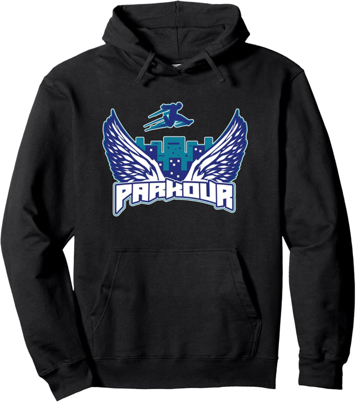 Parkour Flügel Freerun Training Traceur Geschenk Pullover Hoodie