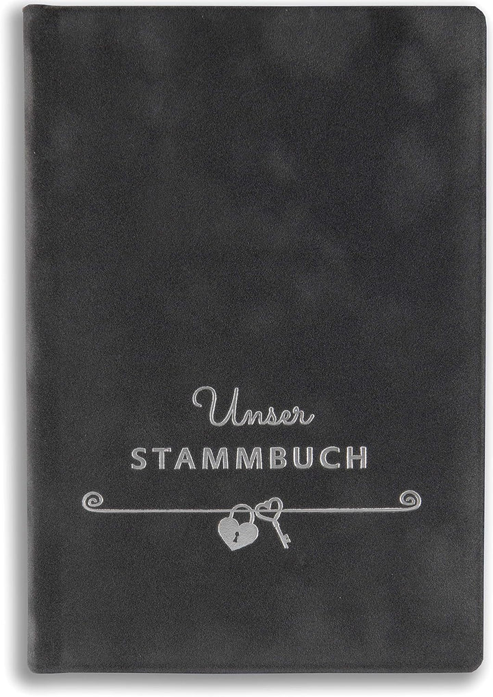 Stammbuch Hochzeit Grau Raire Samt Stammbuch der Familie Standesamt