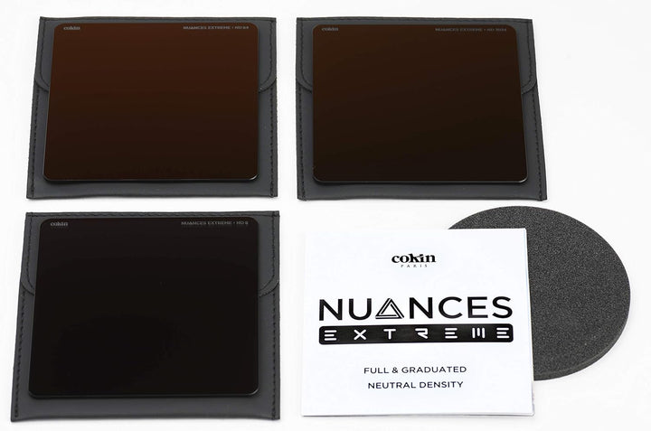 COKIN NUANCES Extreme Full ND-Set ND8 + ND64 + ND1024 neutralgrau - widerstandsfähiges Mineralglas -