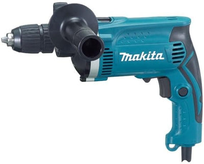 Makita HP1631 Schlagbohrmaschine, 710 W, 230 V, Schwarz/Türkis