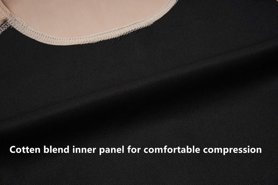 Idtswch Brustbinder für Transgender Brustbinder Half Ftm Binder Brust Kompressions-BH S Schwarz, S S