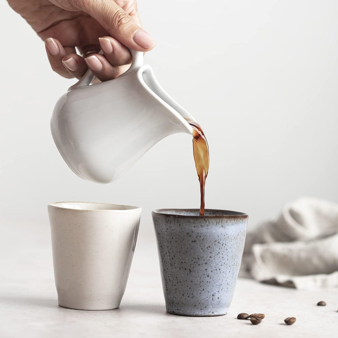 Origeens ESPRESSOTASSEN SET I 4x Keramik Espresso-Tassen, handgefertigt in Portugal I Espressotasse