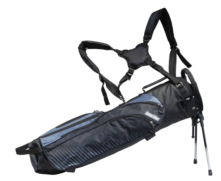 LONGRIDGE 7' Tri Lite Carry Golftasche - Schwarz/Silber