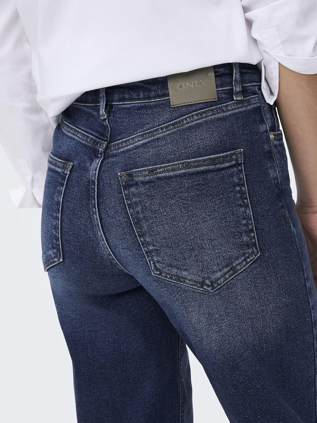 ONLY Female Weit geschnitten ONLJuicy Wide High Waist Jeans 26W / 34L Dark Blue Denim, 26W / 34L Dar