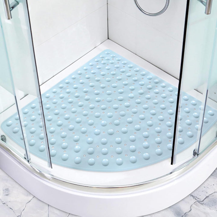 Duschmatte rutschfest Antirutschmatte Dusche 70 x 70 cm: Eckduschmatte Dreieckig Duscheinlage rutsch