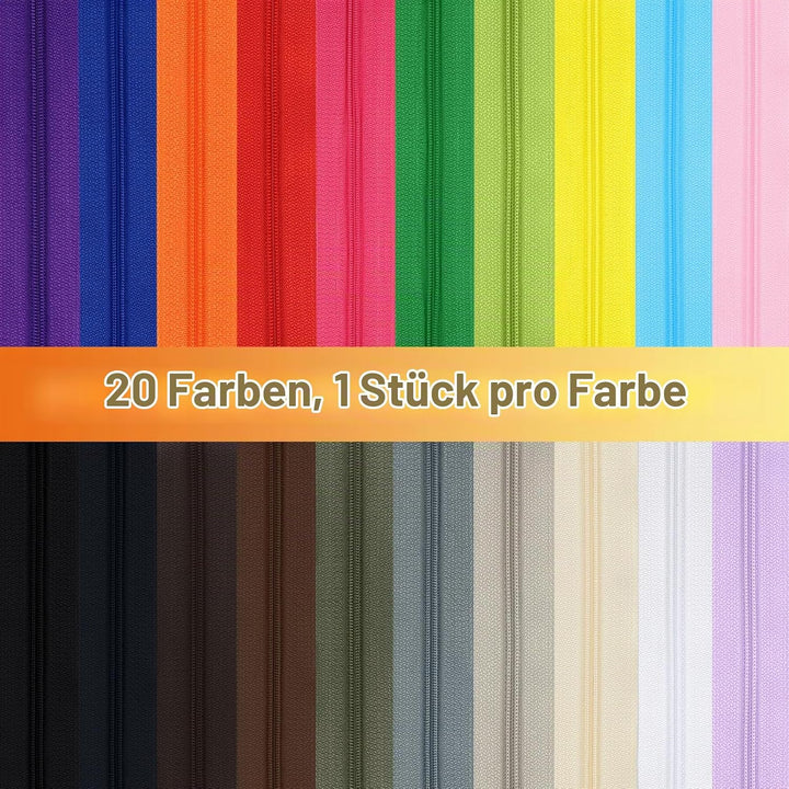 62 Yards/ 56 m Reissverschlüsse Nylon Endlos Reissverschluss Set mit Schieber und Reissverschluss zu