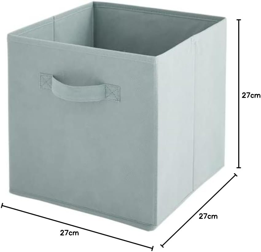 Box and Beyond Aufbewahrungsbehälter, Pappe, Salbeigrün, 27x27x27cm