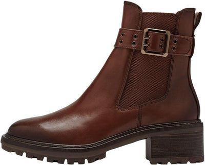 Tamaris Damen Chelsea Boot 1-25006-41 weit 39 EU Cognac, 39 EU Cognac