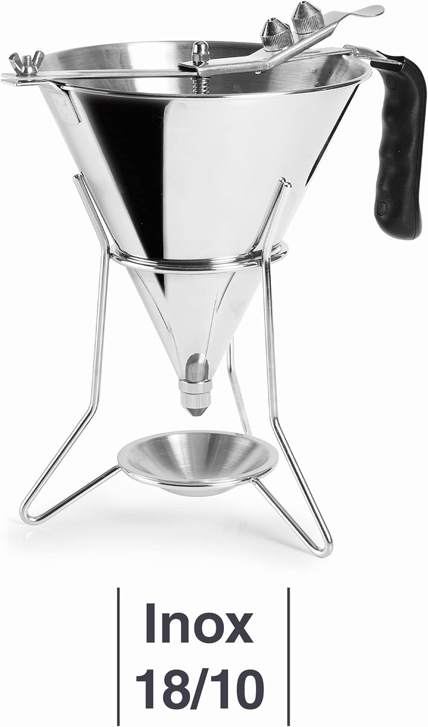 Lacor 67150 67150 Dosierlöffel, Edelstahl, Hebelsystem für einen einstellbaren Durchfluss, 2 l, Edel