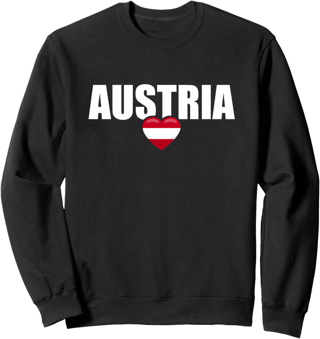 Austria Österreich Österreichische Flagge Österreicher Sweatshirt