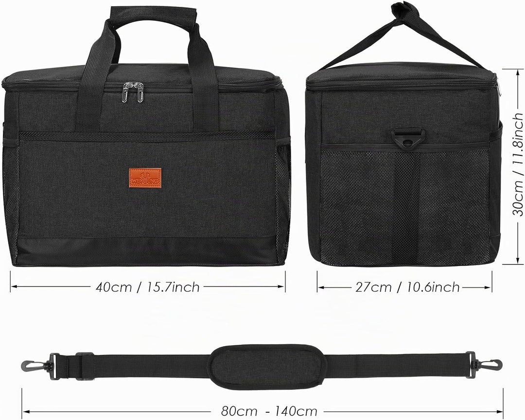 30L Lsolierte Picknick-Kühltasche Kühlbox Faltbar Cooler Bag Isoliertasche Kühlkorb Kühlbox isolierb