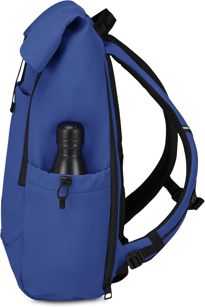 Invicta FOLD Rucksack Laptoptasche Business, Leicht, kompakt, mit Laptopfach, Rolltop Rucksack für B