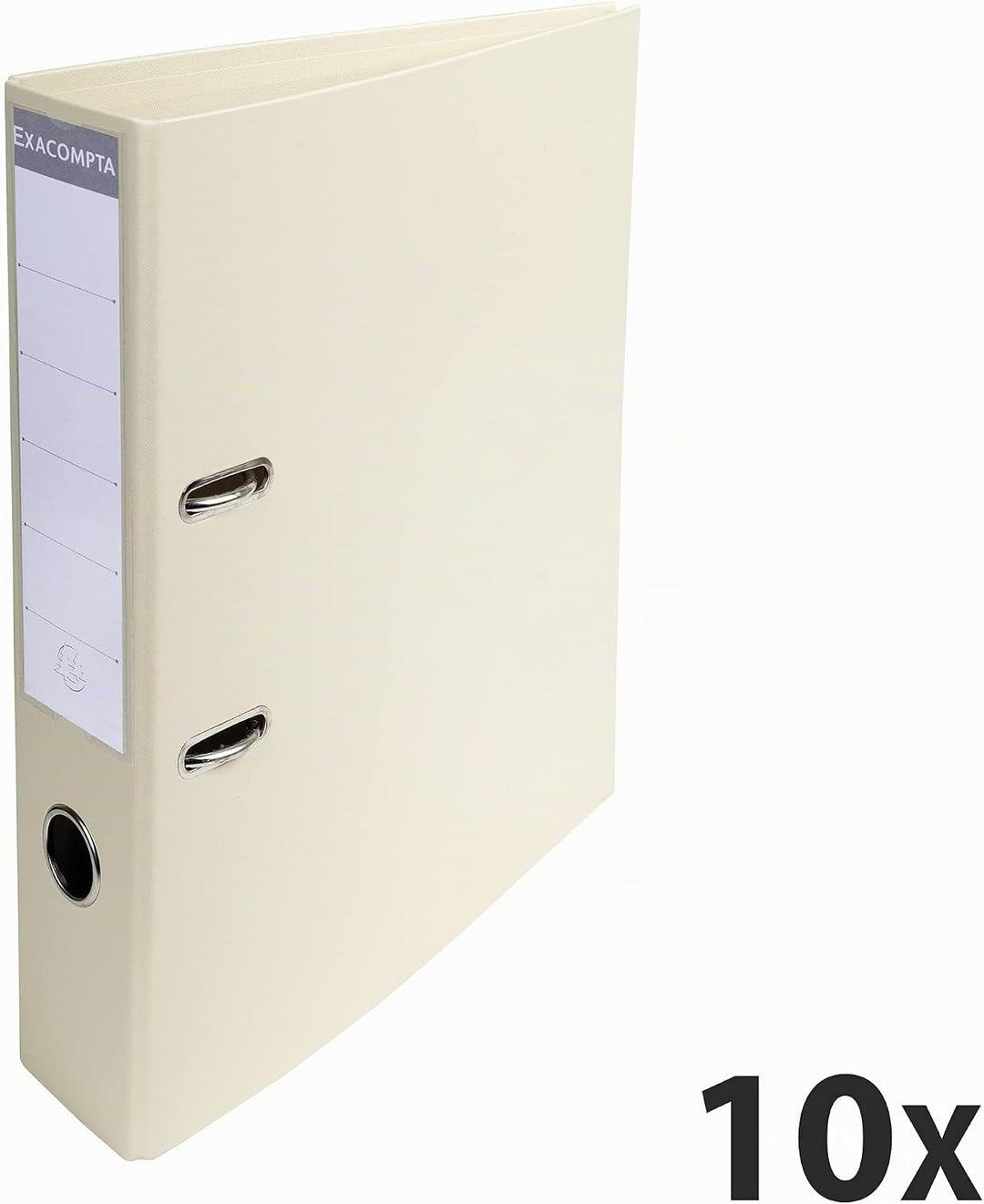 Exacompta 53750E 10er Pack Premium PVC-Ordner Prem´Touch Pastell. 7 cm breit DIN A4 Ringordner Akten