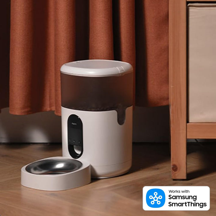Aqara Smarter Futterautomat C1, ERFORDERT AQARA Zigbee 3.0 HUB, Futterautomat für Katzen und Hunde,