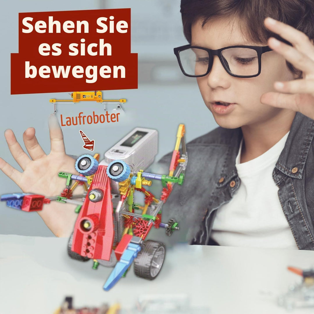 Science4you - Robotik Alfabot, Ein Roboter Bausatz mit 238 Stücke - Roboter Selber Bauen mit Dieser