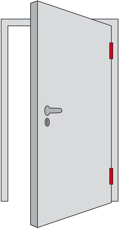 ABUS Tür-Schutzbeschlag HLS214 F3, 08304 Wechselgarnitur F3 Messing, Wechselgarnitur F3 Messing