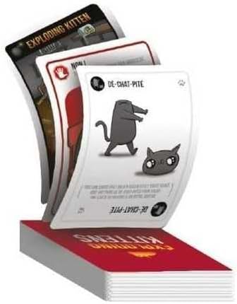 Zombie Kittens – Gesellschaftsspiel – für 2 bis 5 Spieler – 7 Jahre und älter – Spiel auf Französisc