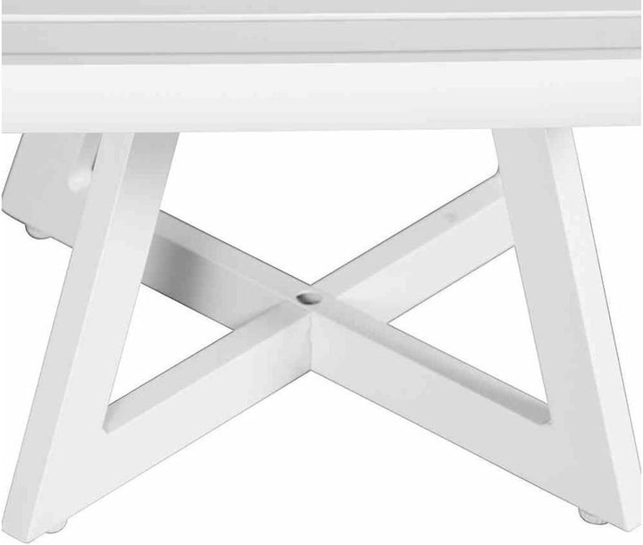 Siena Garden Loungetisch Alexis, Aluminium, Zwei versch. Farben, ca. 50x50 cm weiss