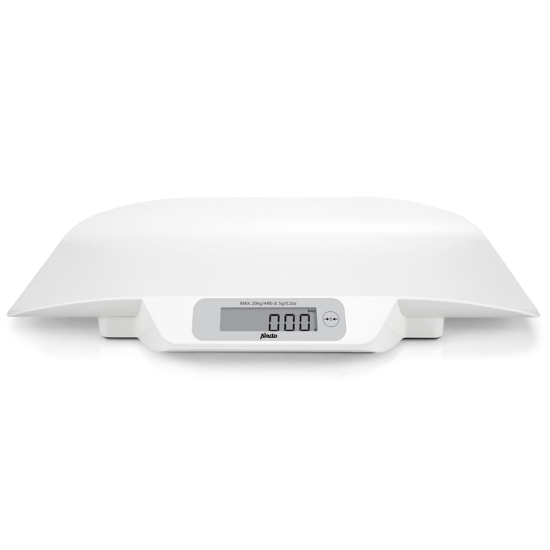 Alecto BC-30 Alecto Baby BC-30 Babywaage digital, für Babys und Kleinkinder bis max. 20 kg mit Stabi