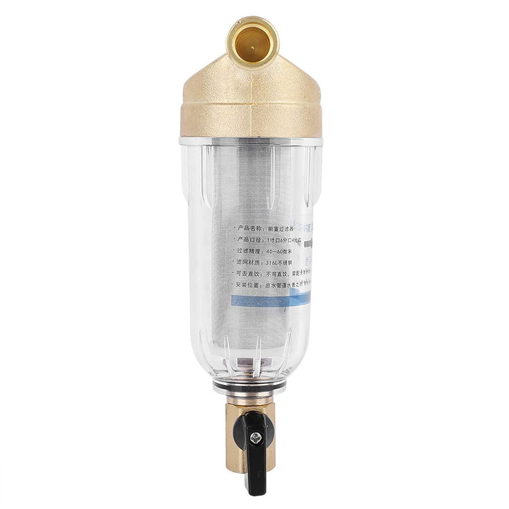 Wiederverwendbare Spin-Down-Sediment-Wasserfilter Wasserhahn Wasserfilter Wasser-Vorfilter-Sedimentf