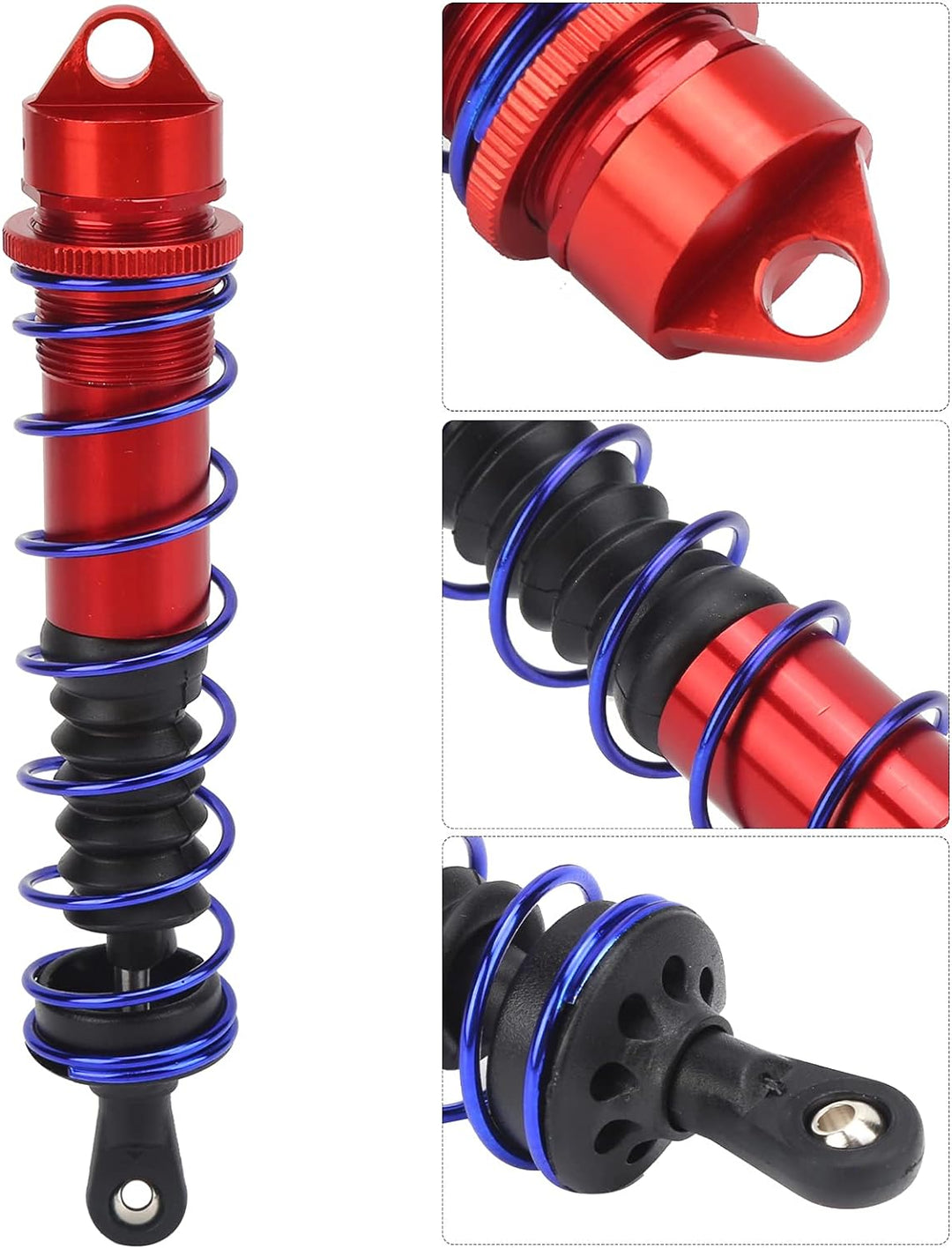 Stossdämpfer Vorne Hinten, Aluminium 120mm Vorne 140mm Hinten Metall Stossdämpfer Dämpfer Set Kompat