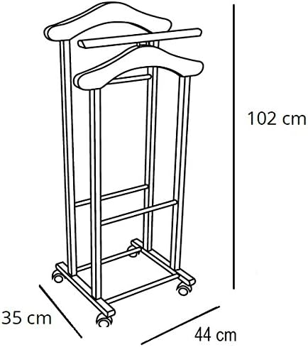 Arredamenti Italia Herrendiener für Schlafzimmer TRENDY, Holz - Farbe: Kirsche holz Ar-It il cuore d