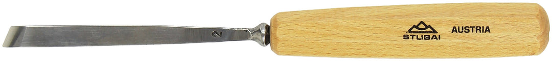 Stubai Stechbeitel lang poliert, Form 2, 10 mm, 550210