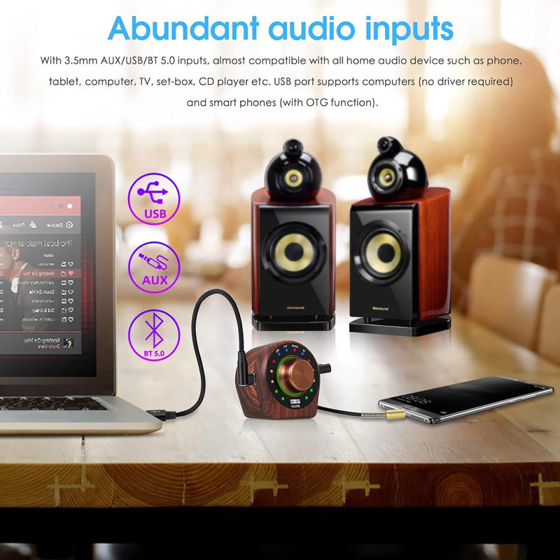 Nobsound Mini Bluetooth 5.0 Endverstärker Class D Digital Stereo Speaker Verstärker