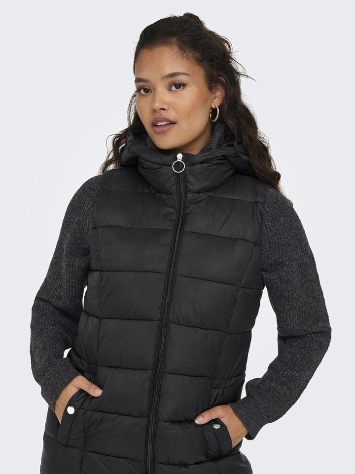 JACQUELINE de YONG Female Steppmantel JDYZULU Steppmantel S Schwarz, S Schwarz