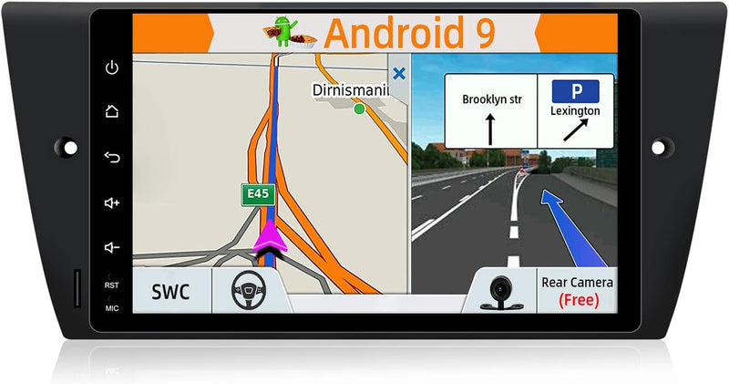 JOYX Android 12 Doppel DIN Autoradio für E90/E91/E92/E93 (2005–2012) GPS Navigation | Gratis Rückkam