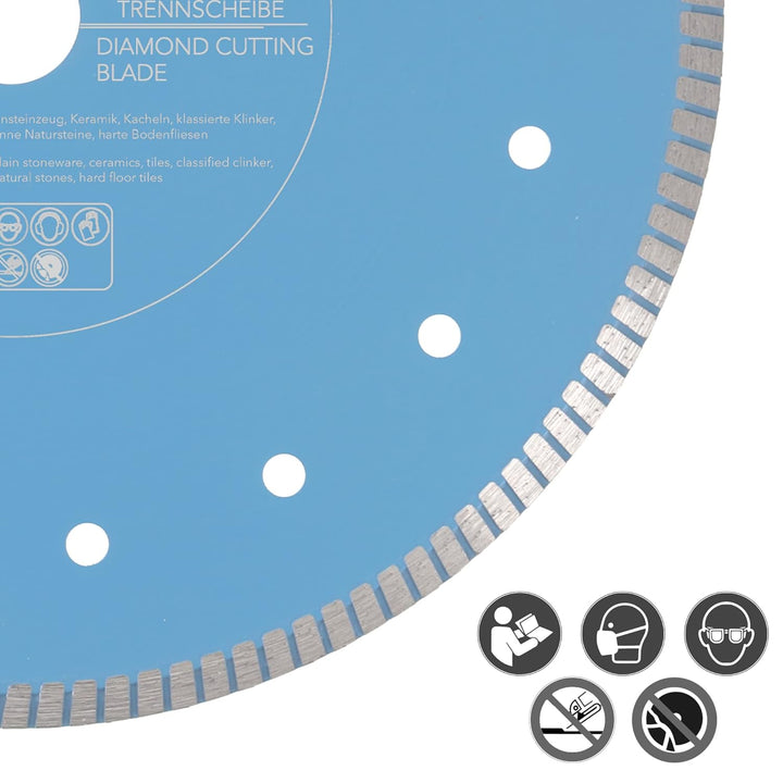 PRODIAMANT F33 Profi Diamant Trennscheibe ø 230mm für Natursteine Granit und Fliesen Bohrung 22,2mm