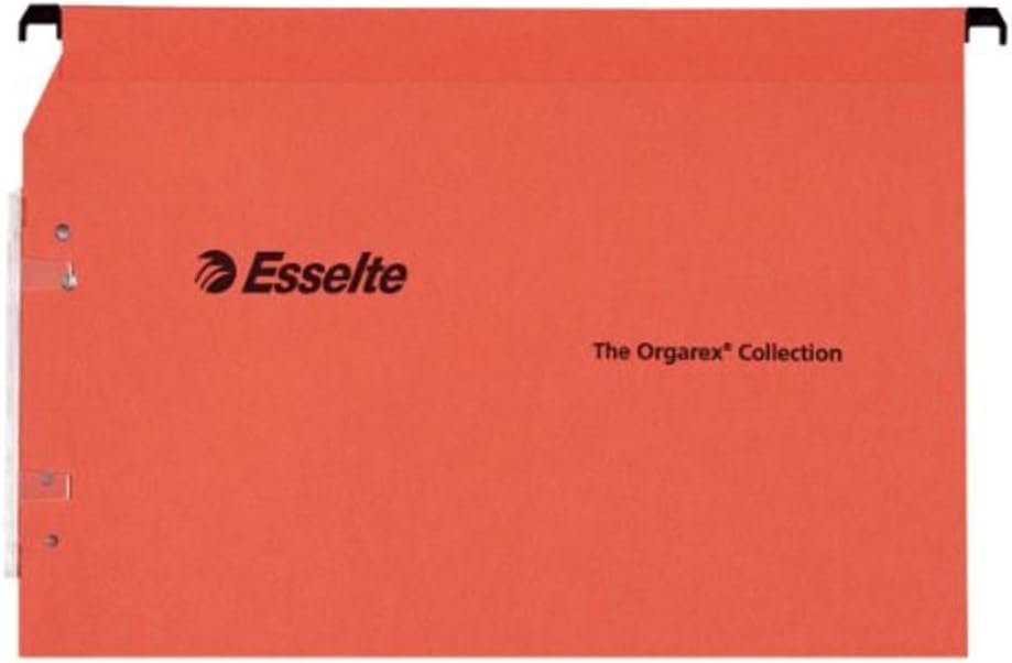 Leitz Esselte 25 Stück Hängemappen Gori – Kraftpapier orange Schrank V-Boden Orange V-Boden Schrank,