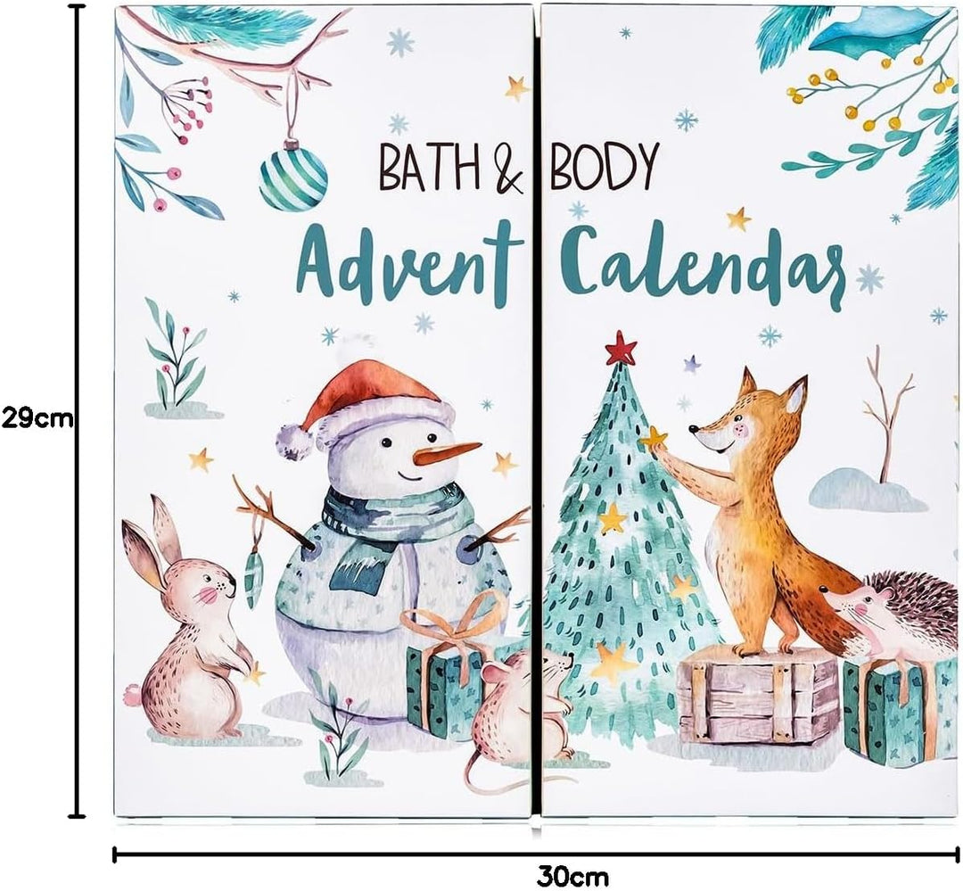 Accentra Pflege Adventskalender 2025 für Kinder, Adventskalender für Mädchen mit 24 Pflegeprodukten