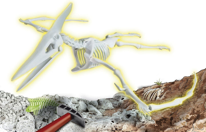 Clementoni Focus Archeogiocando Pteranodon Archäologie-Set, Mehrfarbig, Pteranodon