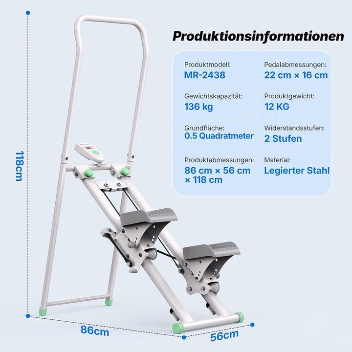 MERACH 2025 Neues Stair Stepper für Home Gym Übung,Vertical Climber Maschine für Ganzkörper-Workout,