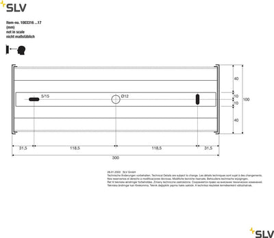 SLV Wandaufbauleuchte CHROMBO / Wand-Beleuchtung innen, LED Spot, Aufbau-Leuchte, Wandaufbauleuchte,