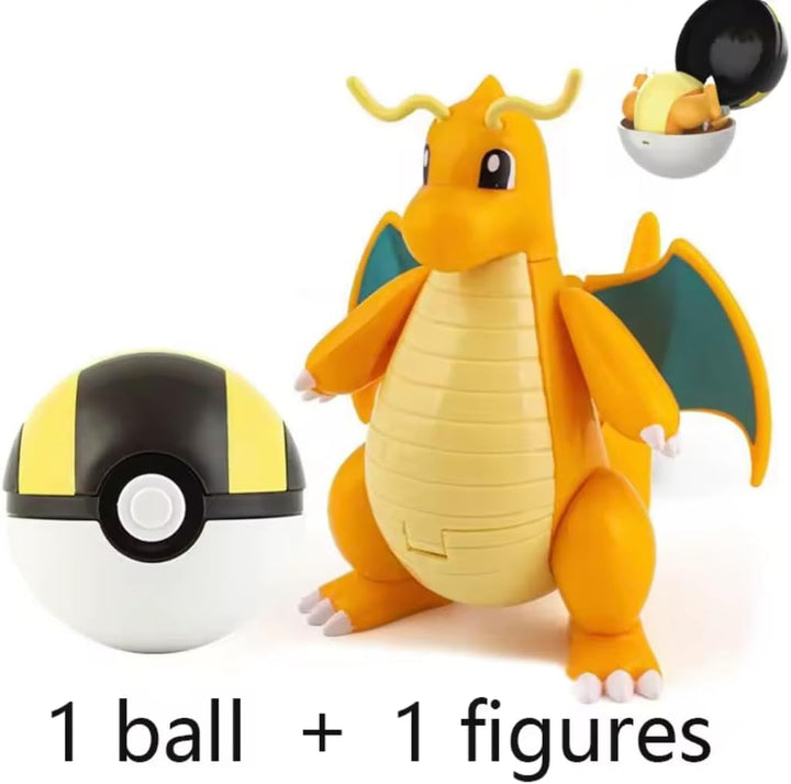 Pokemon | Pokeball bewegliche Sammelfigur | 15+ Jahre | Box Style 2 | Dragonite, Dragonit