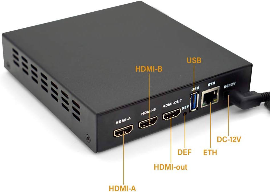 LinkPi ENC2 Hisilicon HI3531DV100 2-Kanal 4K 3531D Encoder Portable HEVC H265 Livestream Box, LinkPi