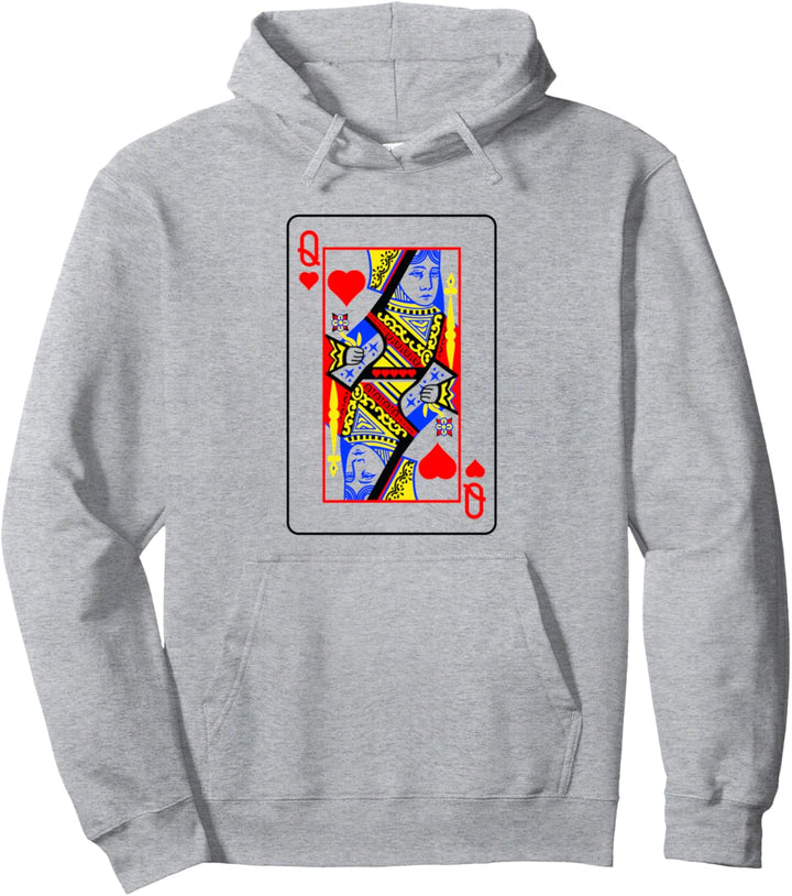 Herzdamen Poker Kartenspiele Karten Bluffing Casino Pullover Hoodie