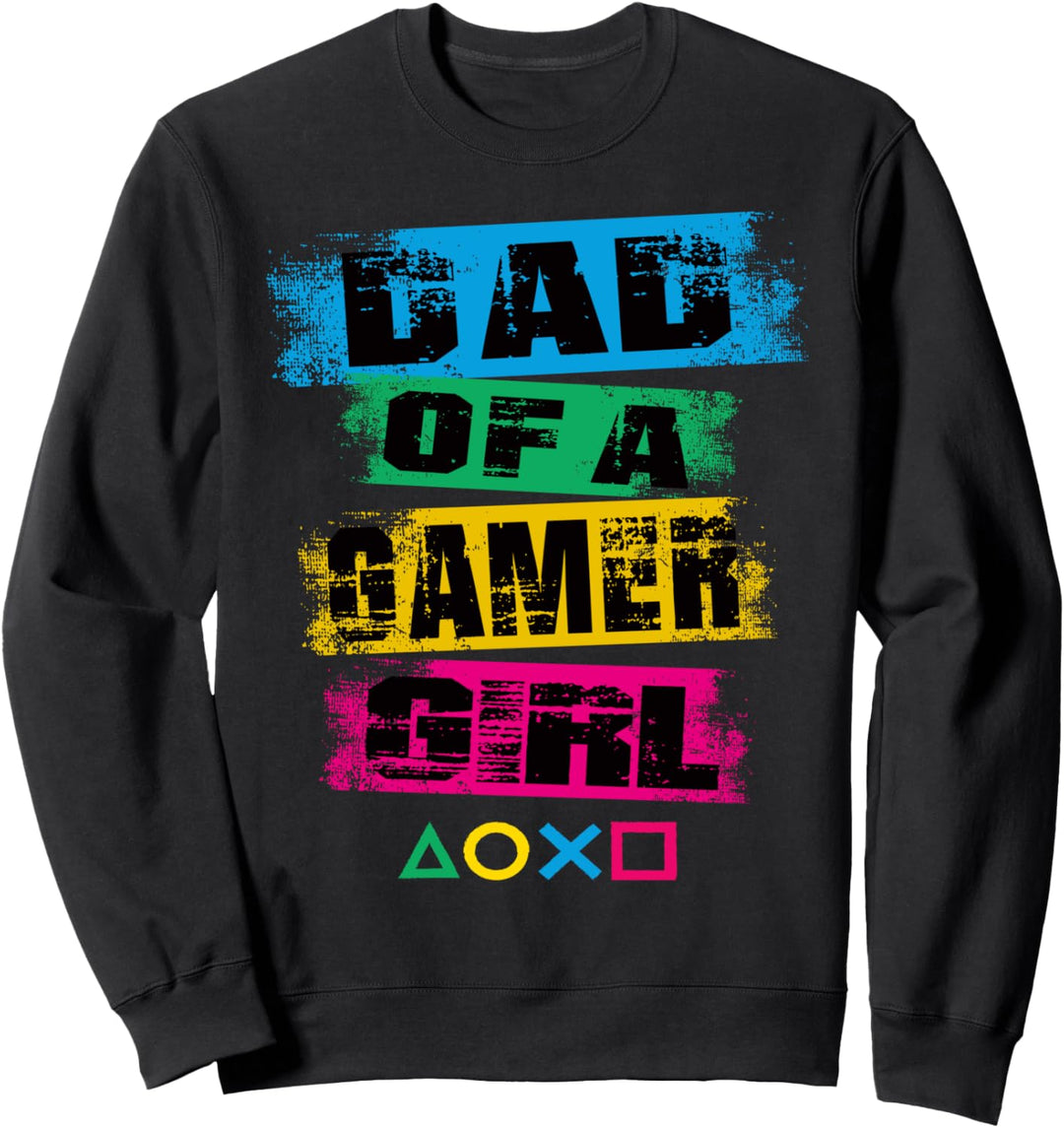 Vater eines Gamer Girl Sweatshirt