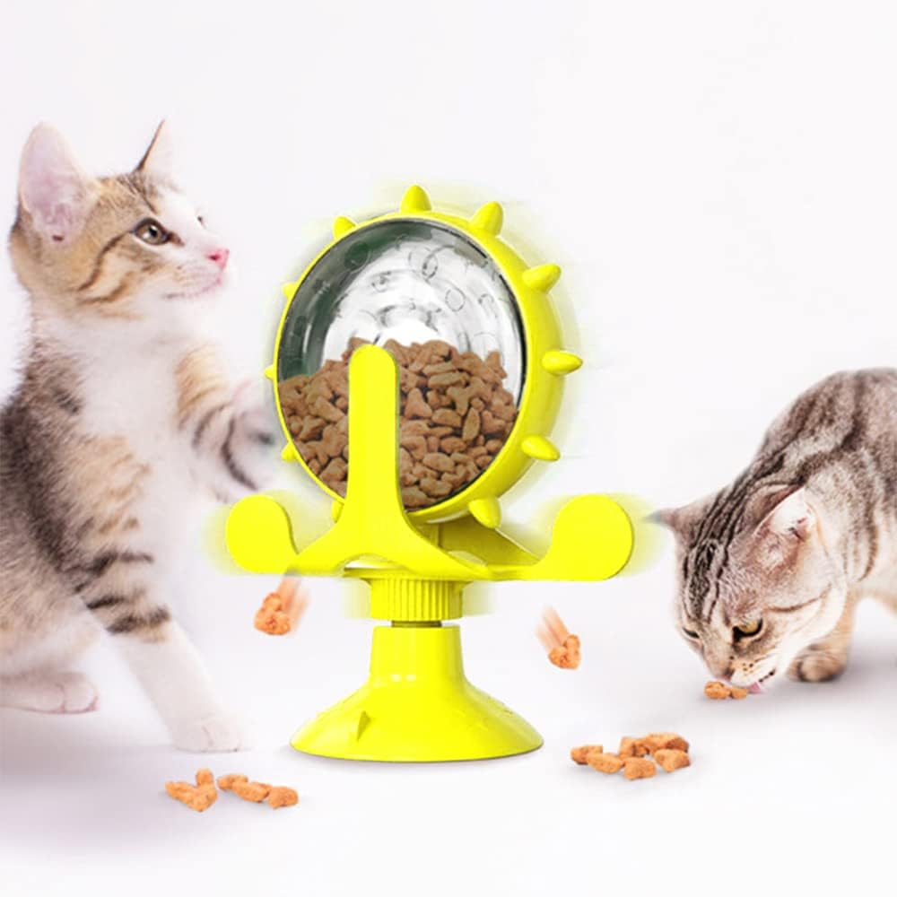Windmühle Katzen, Haustier Katze Undichtes Spielzeug, Interaktives Katzenspielzeug, Riesenrad Essens