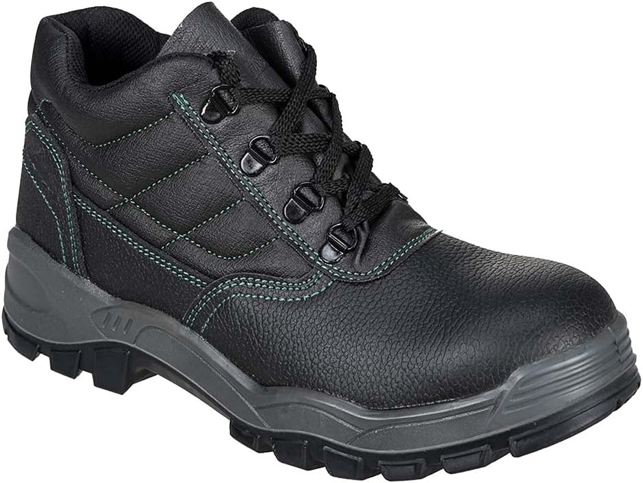 Portwest Steelite Sicherheitsstiefel S1, Grösse: 47, Farbe: Schwarz, FW21BKR47 47 EU Schwarz, 47 EU