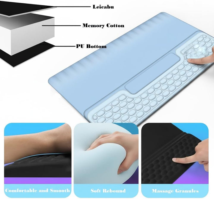 Tastatur Ständer mit Handgelenkauflage,Ergonomisches Tilt Tastaturständer,Ergonomischer Bequemer Wri