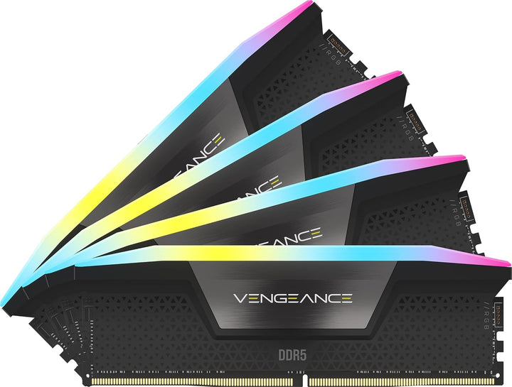 Corsair VENGEANCE RGB DDR5 RAM 64GB (4x16GB) 6200MHz CL32 Intel XMP iCUE Kompatibel Computer Speiche